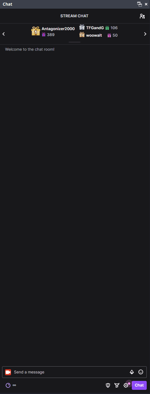 Screenshot of Twitch Chat